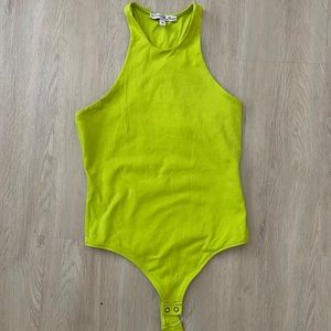 Neon Green Express Racerback Tank Top